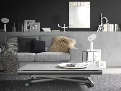 Tavolo Trasformabile Etoile con top in ceramica di Altacom