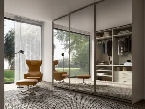 Armadio Power 15 con ante a Specchio di Trentanove