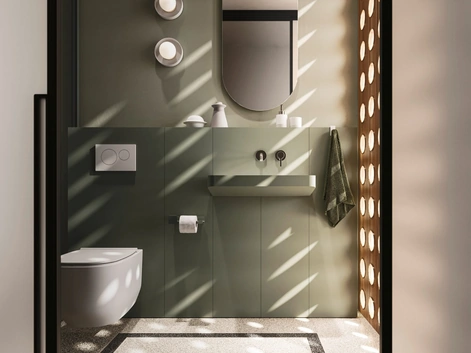 Mobile da Bagno a terra salvaspazio Over 02 di Arbi