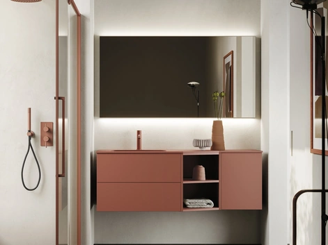 Mobile da Bagno sospeso Sky Liscio 33 di Arbi