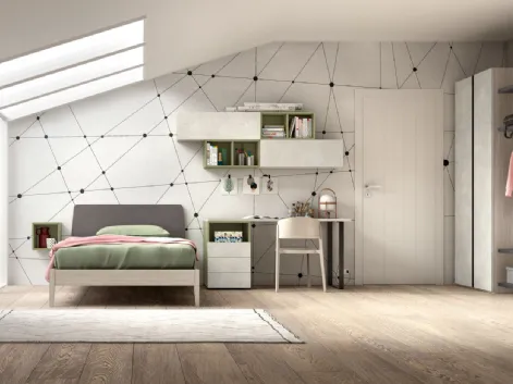 Cameretta moderna per ragazzi Room 110 di Zg Mobili