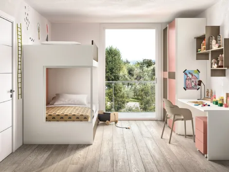 Cameretta con letti a castello 215 di Zg Mobili