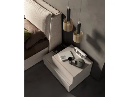Comodino Box in laccato opaco Corda di Trentanove