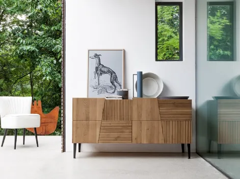 Comò Design in Rovere massello di Devina Nais