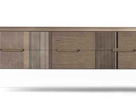 Comò Icon's 102 New Decò V02 in legno con stampa decorativa di Devina Nais