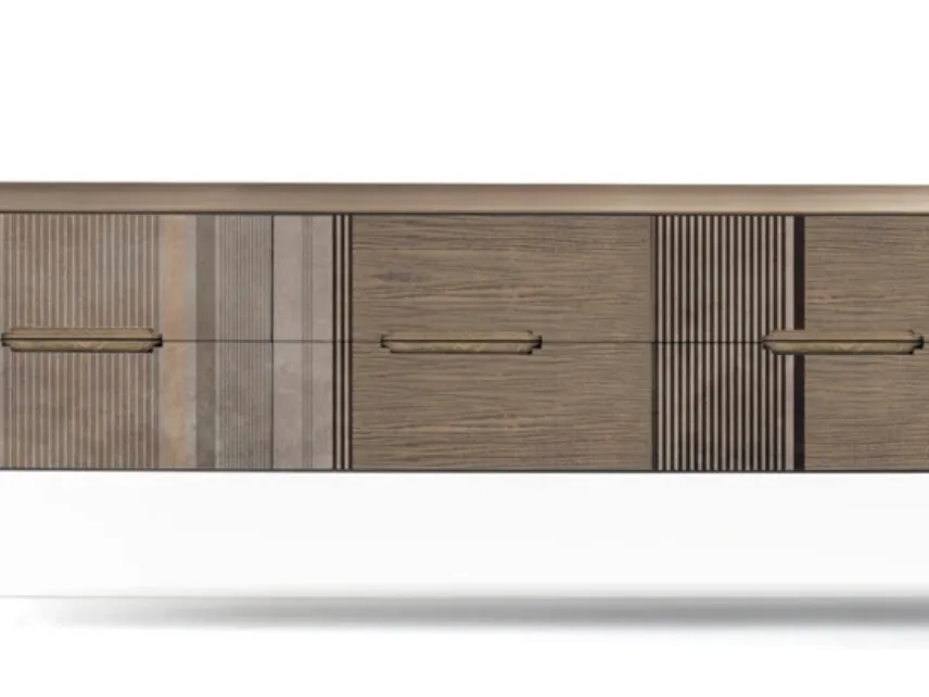 Comò Icon's 102 New Decò V02 in legno con stampa decorativa di Devina Nais