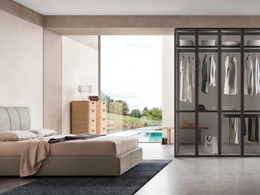 Letto imbottito Alby di Maronese