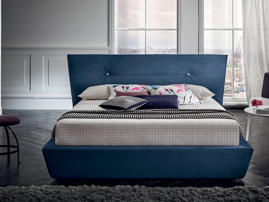 Letto in tessuto Chris di Felis