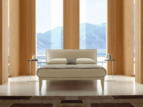 Letto con testiera imbottita Elle di Ergogreen