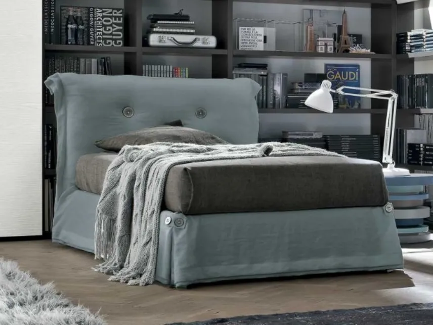 Letto singolo con testiera Amami di Tomasella