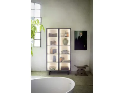 Madia Alta in vetro Box 18 06 di Novamobili