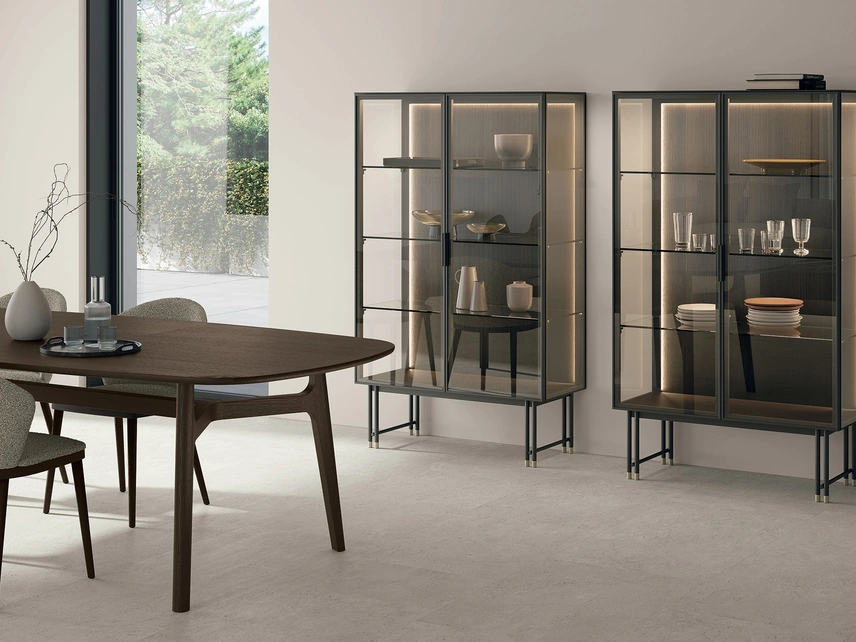 Madia Joyce con ante in vetro di Tomasella