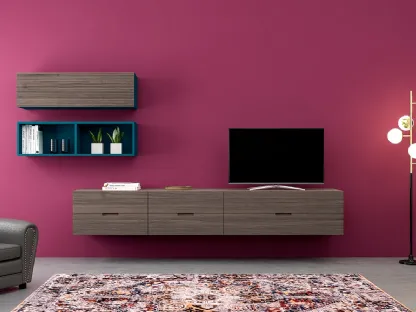 Mobile sospeso Living Zero 16 L18 in legno di Devina Nais