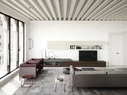 Parete Attrezzata Outline di Novamobili