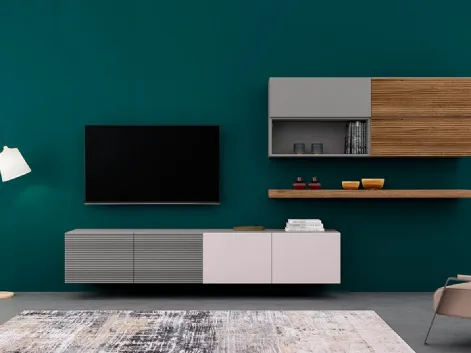 Parete Attrezzata Zero 16 L11 di Devina Nais