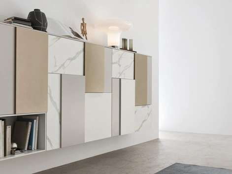 Parete Attrezzata sospesa Seta Comp SA2200 di Maronese