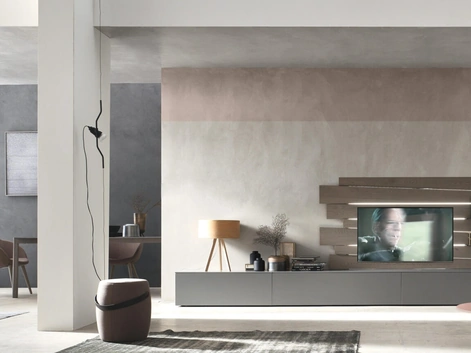 Parete Attrezzata Seta Scuderia Comp SA2223 di Maronese