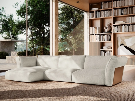 Divano con penisola Cocoon di Felis