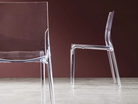 Sedia in policarbonato Ariel di Maronese
