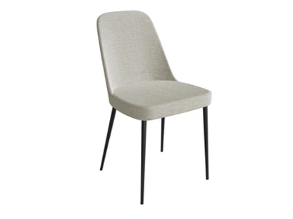 Sedia Sentinel in tessuto imbottito di Pizzolato