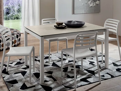 Tavolo allungabile con piano in laminato Luigi di La Primavera