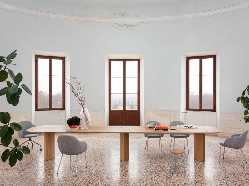 Tavolo in legno Plauto Maxxxi di Miniforms