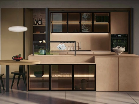 Cucina Moderna con isola MK09 di Gentili Cucine