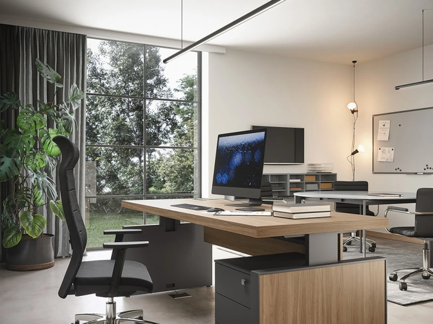 Poltrona Direzionale Montreal in tessuto di Cinquanta3